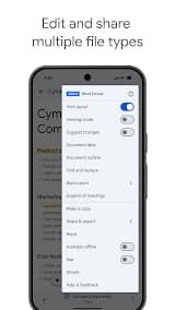 Google Docs App Screenshot