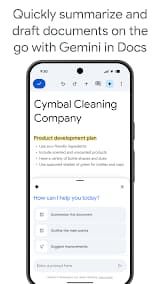 Google Docs App Screenshot