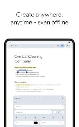 Google Docs App Screenshot