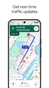Google Maps App Screenshot