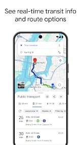 Google Maps App Screenshot