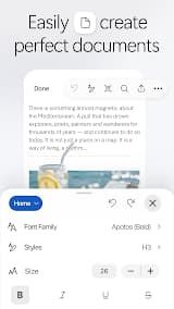 Microsoft Word App Screenshot
