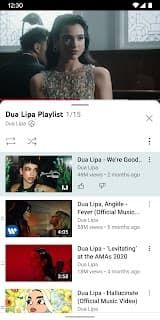 YouTube App Screenshot