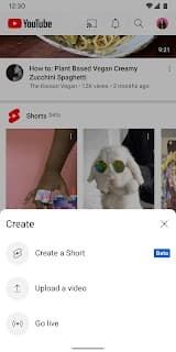 YouTube App Screenshot