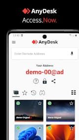 AnyDesk App Screenshot