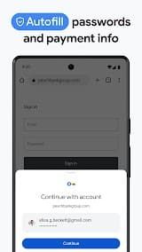 Google Chrome app screenshot