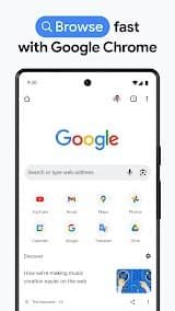 Google Chrome app screenshot