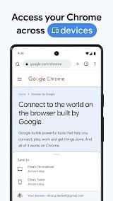 Google Chrome app screenshot
