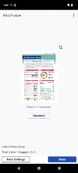 Canon PRINT App Screenshot