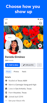 Facebook App Screenshot