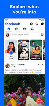 Facebook App Screenshot