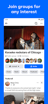 Facebook App Screenshot