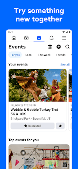 Facebook App Screenshot