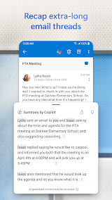Microsoft Outlook App Screenshot
