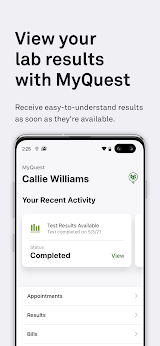 MyQuest for Patients App Screenshot