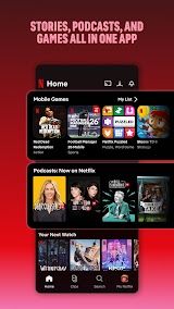 Netflix App Screenshot