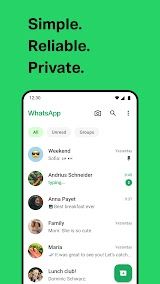 WhatsApp Messenger App Screenshot