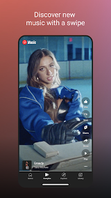 YouTube Music App Screenshot