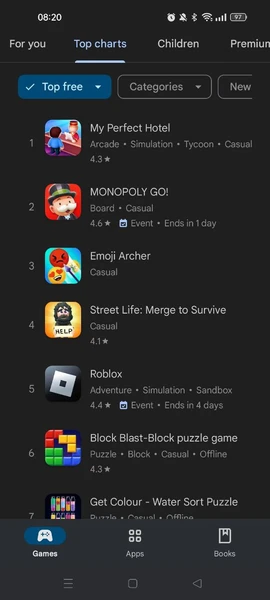 Google Play Store App Screenshot