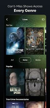 HBO Max App Screenshot